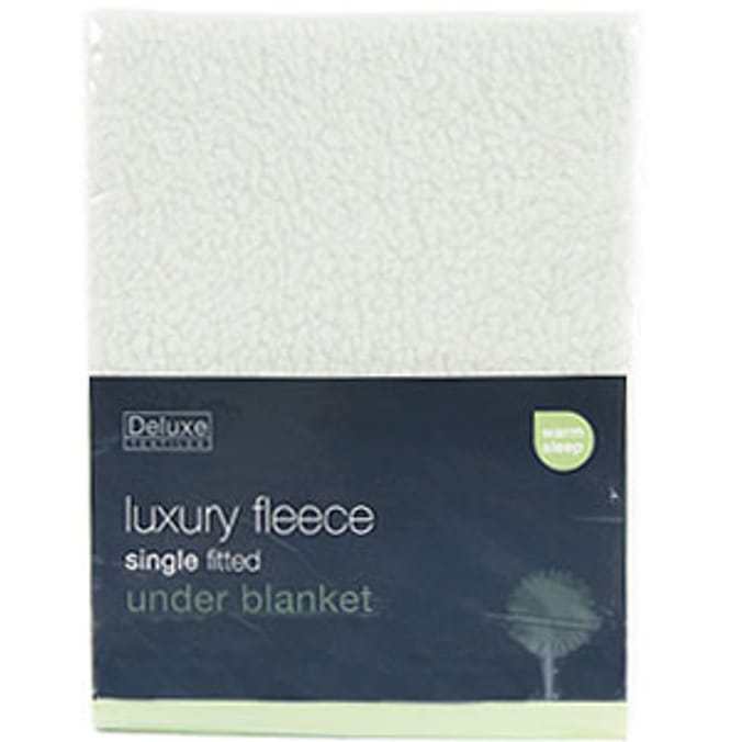 Luxury Fleece Single Fitted Under Blanket