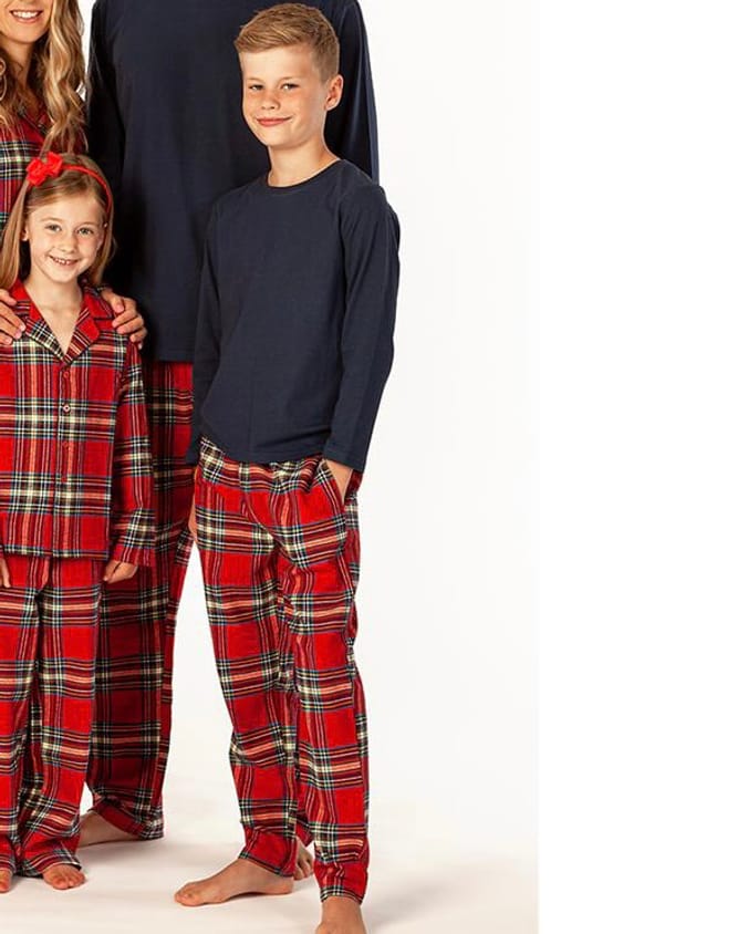 Red tartan family discount pyjamas