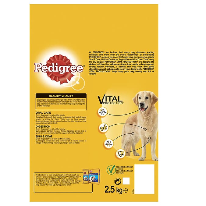 Pedigree vital hot sale protection senior