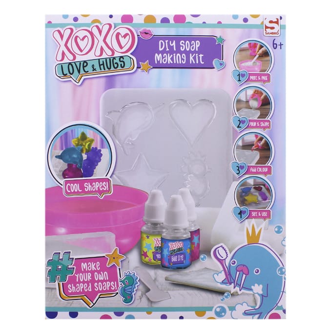 XOXO Love & Hugs DIY Soap Making Kit, creative, play, craft, gift, xmas