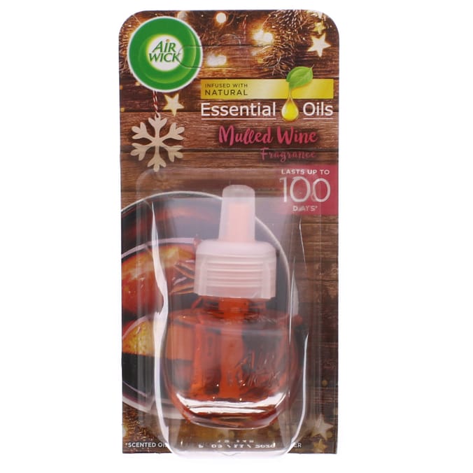 Air Wick Essential Oils Refill Mulled Wine (Case of 6), scent, smell