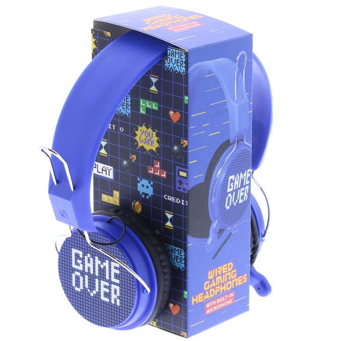 Game Over Wired Gaming Headphones headphone headphones game