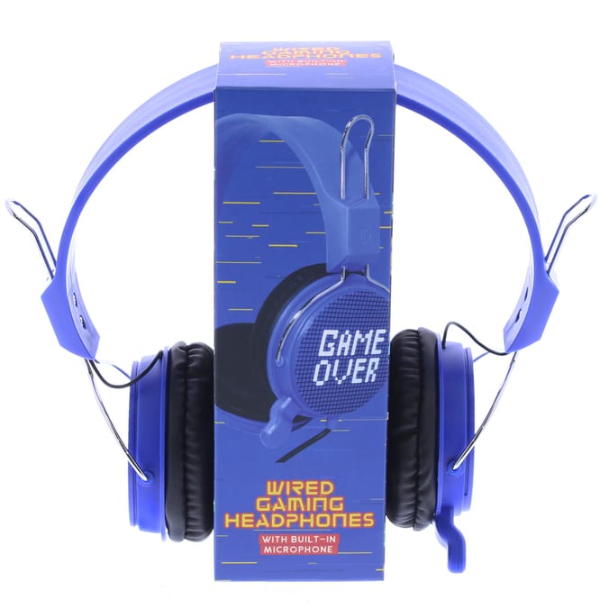 Game Over Wired Gaming Headphones headphone headphones game