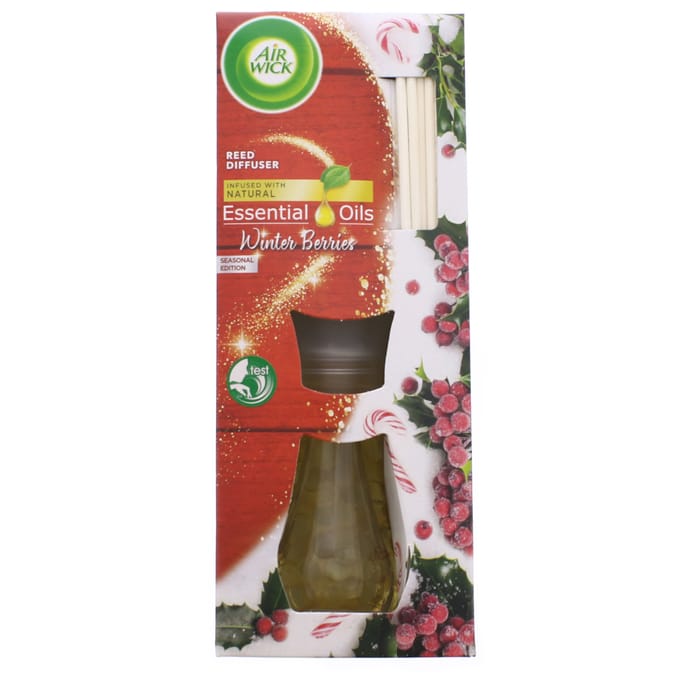 Air Wick Reed Diffuser Winter Berries 30ml (Case of 5), scent, berries
