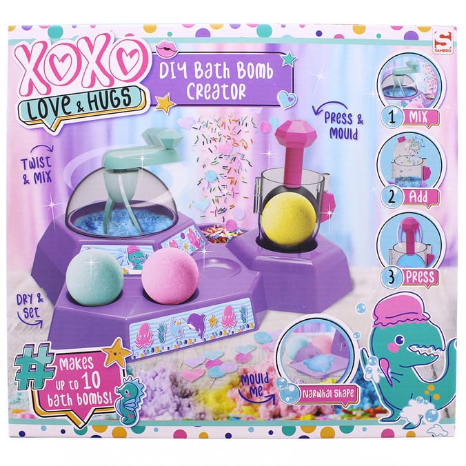 XOXO Love & Hugs DIY Bath Bomb Creator, creative, create, make, craft