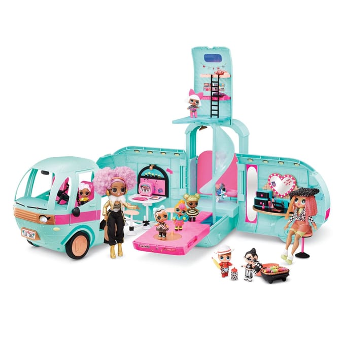 2019 LOL Surprise 2 in 1 Glamper Camper Van Playset Doll House W/Dolls MGA  ENT