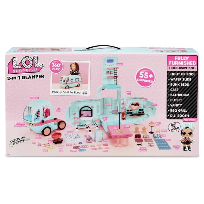 Playset 2 en 1 Glamper Camping-car L.O.L. SURPRISE : le playset à Prix  Carrefour