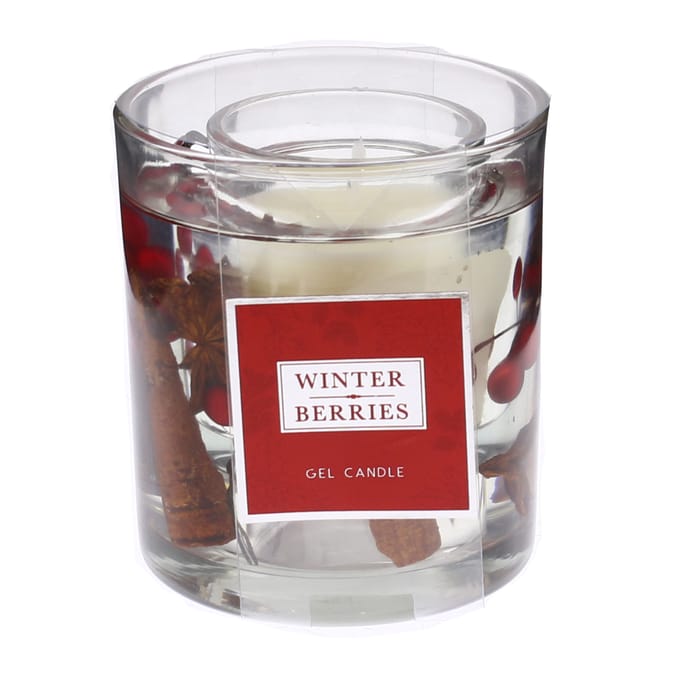 Winter Berries Gel Candle, gel, candle, candles, scent, smell