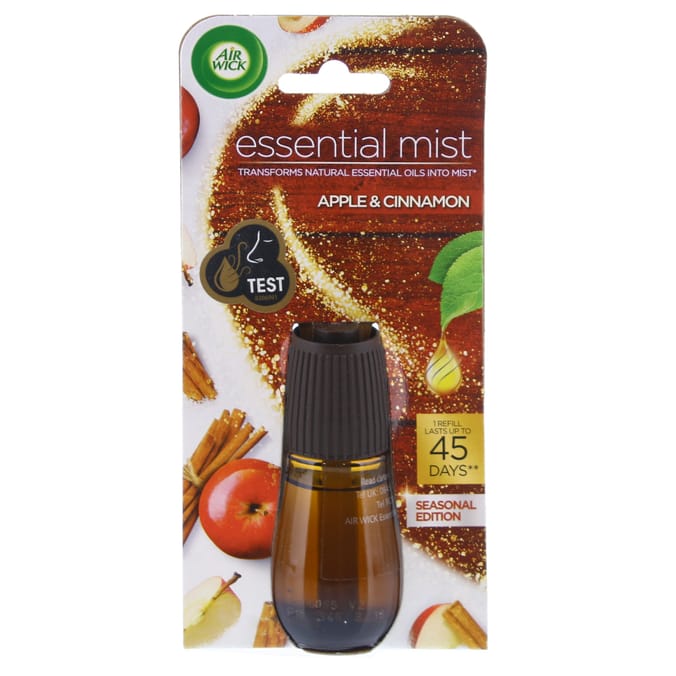 Air Wick Essential Mist Aroma Refill Apple & Cinnamon 20ml Home