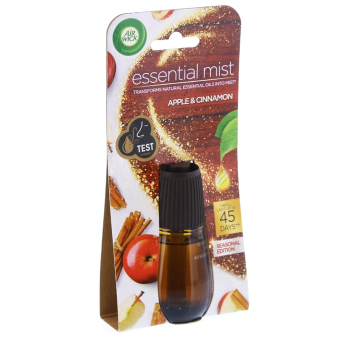 Air Wick Essential Mist Aroma Refill Apple & Cinnamon 20ml Home