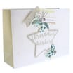 Xmas Superior Gift Bag Set of 8 - White Christmas Wishes