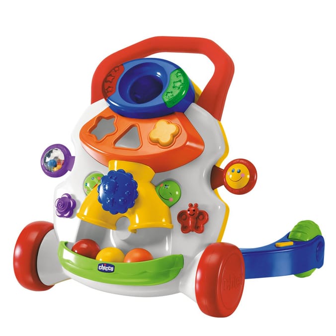 Chicco 2in1 Baby Steps Activity Walker steps play first toddler Home Bargains