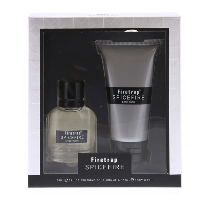 Firetrap Spicefire Gift Set EDT 50ml, aftershave, lotion, balm, spice