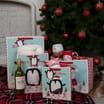 Xmas Superior Gift Bag Set of 8 - Santa & Penguin