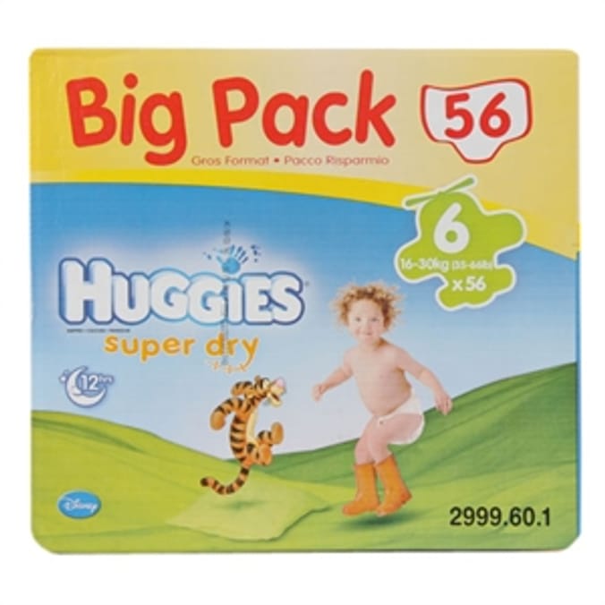 Huggies Super Dry 6 Big Pack 56