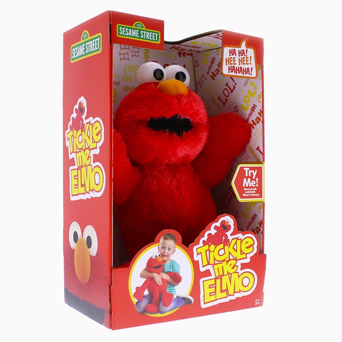 Sesame Street Tickliest Tickle Me Elmo Toy, Stuffed Animals & Toys, Baby  & Toys