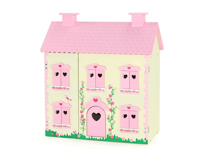 Rose cottage deals wooden dolls house