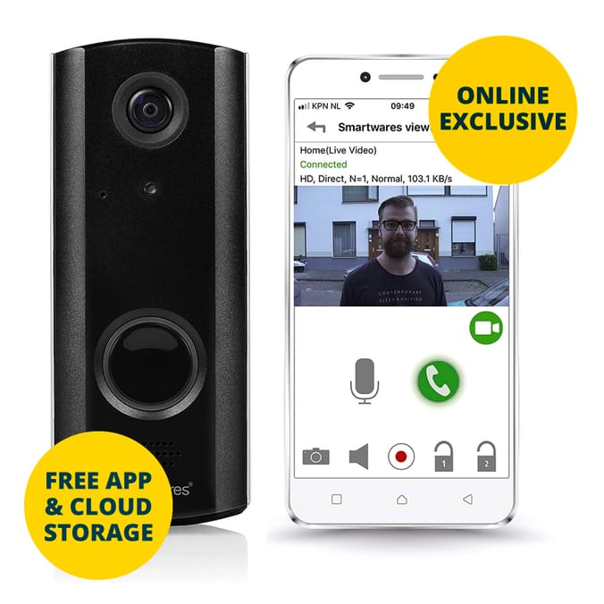 Byron wifi wireless hot sale rechargeable video doorbell