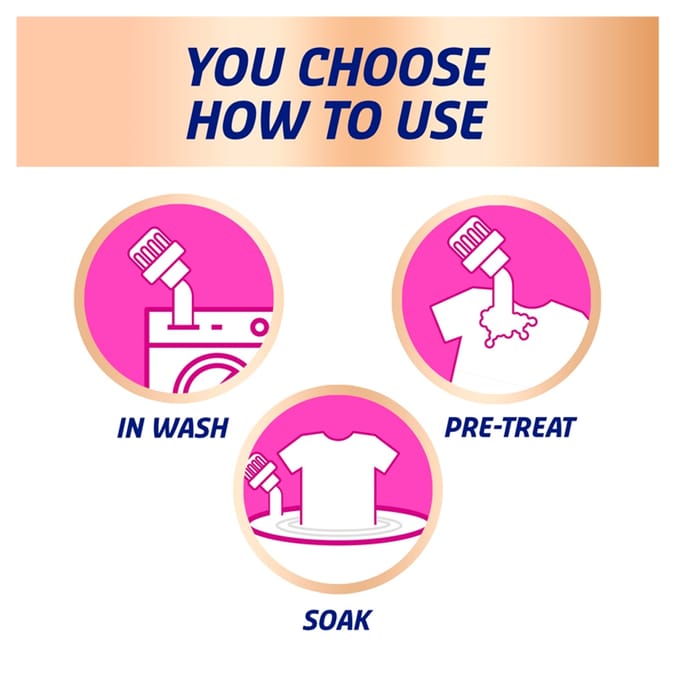 Vanish Oxi Action Crystal White Gold Standard Gel Fabric Whitener