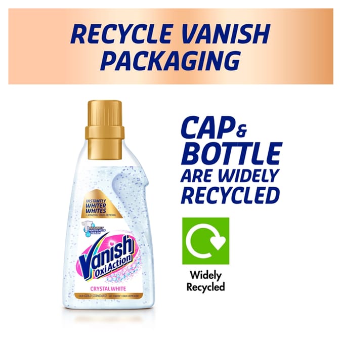 Vanish Oxi Action Crystal White Gold Standard Gel Fabric Whitener