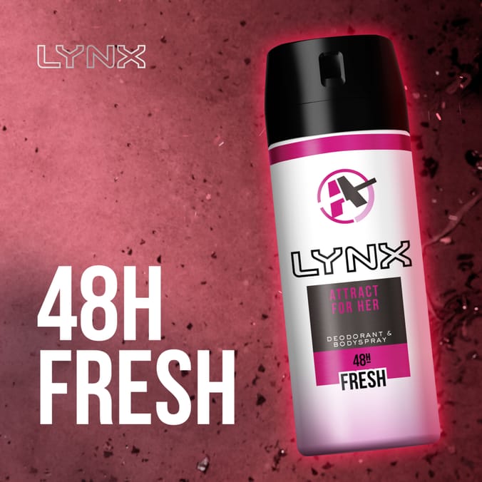 Lynx Attract for Her Duo Gift Set With Selfie Light, body, spray