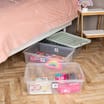 Home Utility: 6 x 32 Litre Plastic Storage Box & Lid