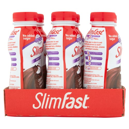 Slimfast High Protein Shake 325ml - Chunky Chocolate (Case Of 6) | Home ...