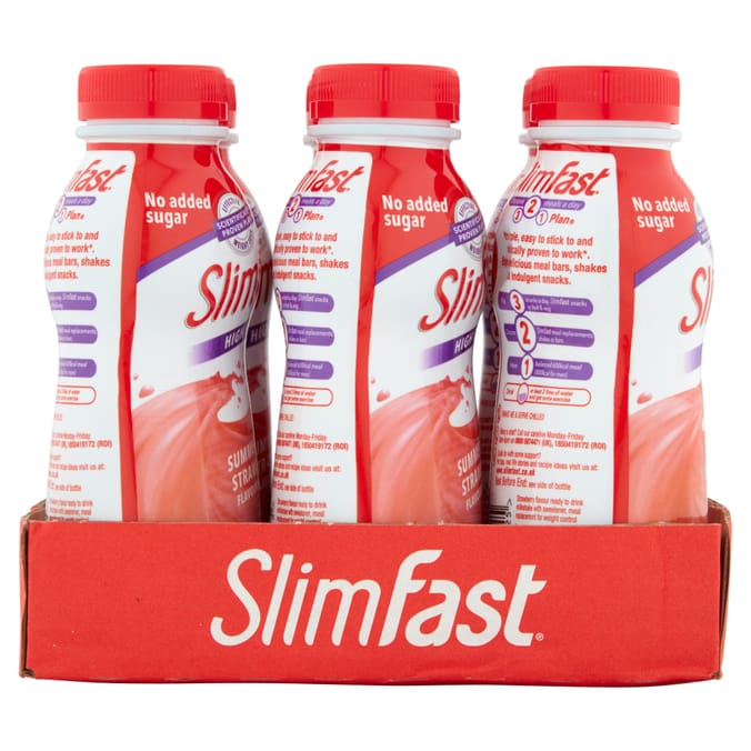 Slimfast High Protein Shake 325ml Summer Strawberry (Case of 6
