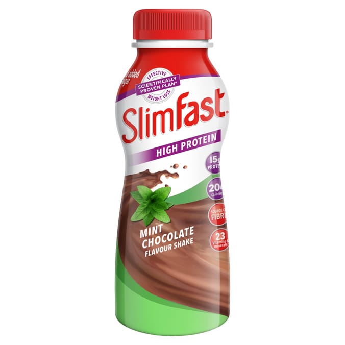 Slimfast High Protein Shake 325ml Mint Chocolate (6x) Home Bargains