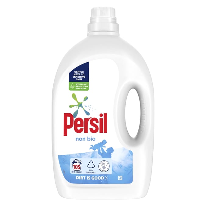 Persil Non Bio Laundry Washing Liquid Detergent 2.835L 105 Washes
