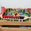 Wooden Deluxe 100 Piece Train Table