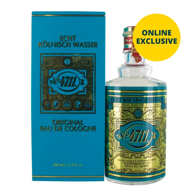 4711 Original Echt Kolnisch Wasser Eau de Cologne Splash 200ml