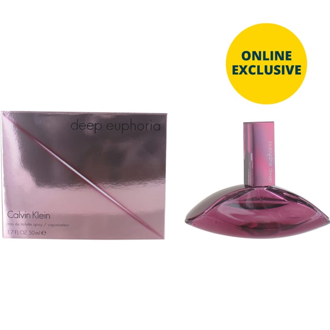 Calvin Klein Deep Euphoria 50ml EDT Spray, fragrances womens