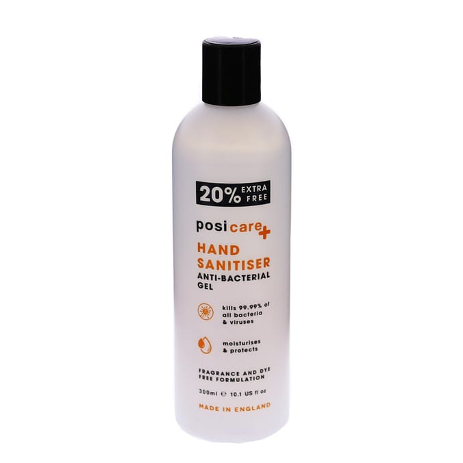 Posicare Hand Sanitiser AntiBacterial Gel 300ml (Case of 12) Home