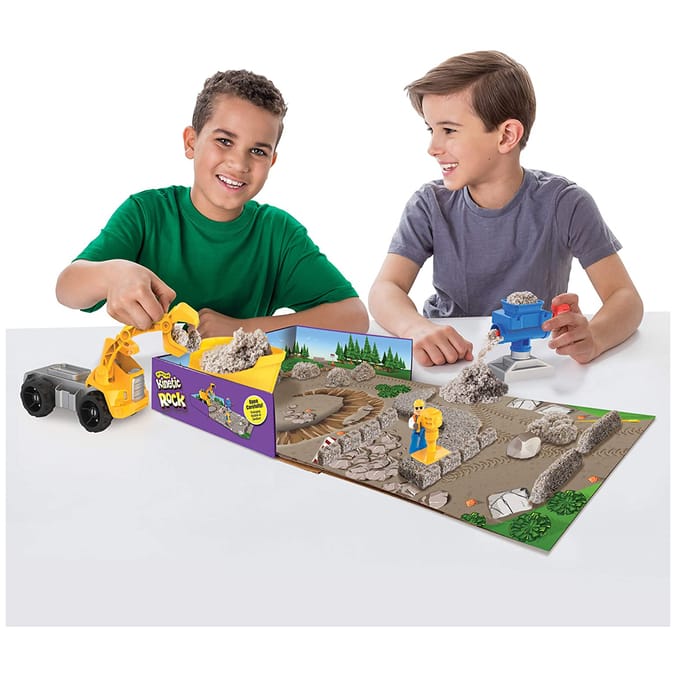 Kinetic Rock - Rock Crusher Playset