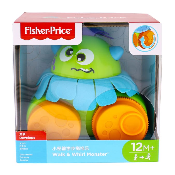 Fisher price walk and whirl monster on sale