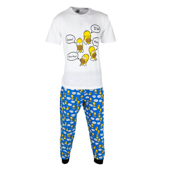 Simpsons christmas pjs hot sale