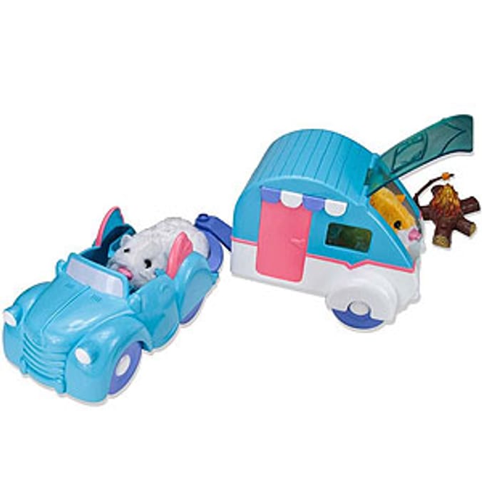 Zhu zhu pets car and outlet trailer