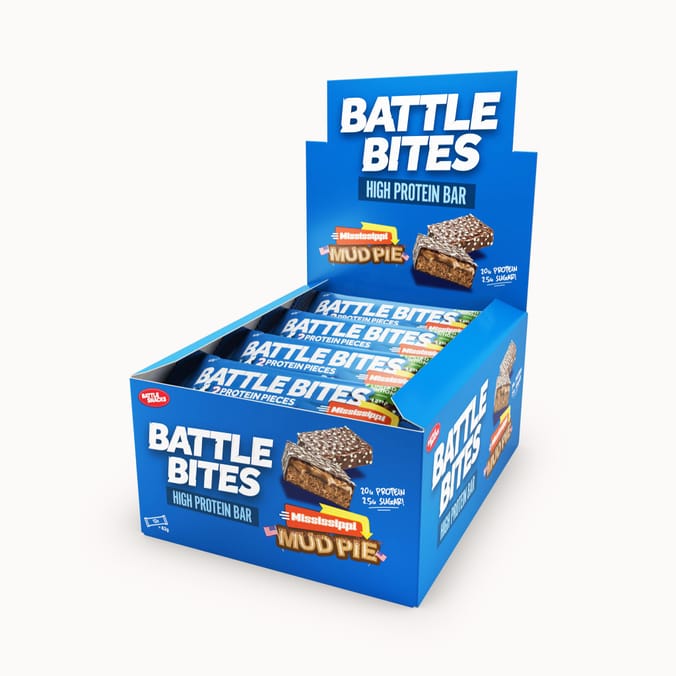 Battle Bites High Protein Bar 62g Mississippi Mud Pie (Case Of 12