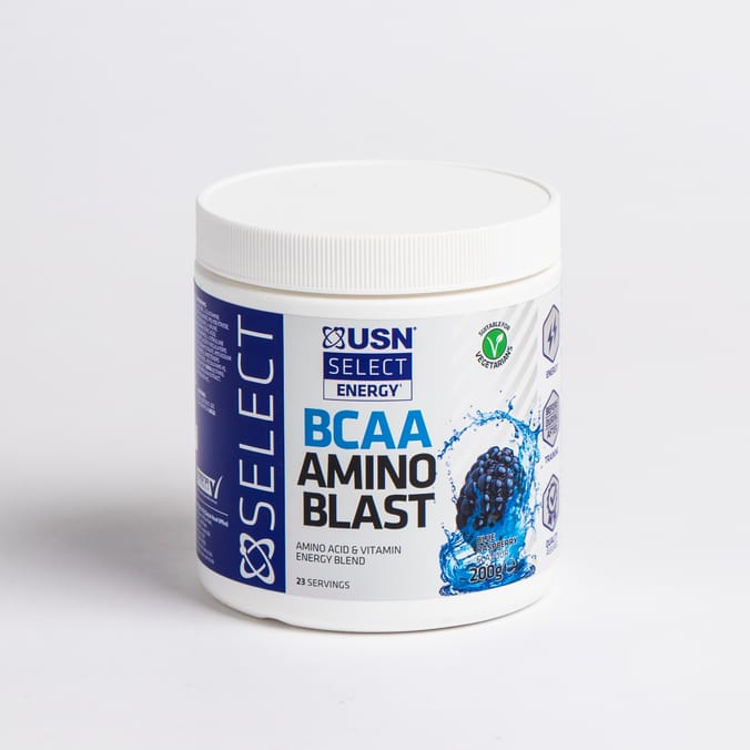 USN Select Energy BCAA Amino Blast Blue Raspberry 200g, Protein