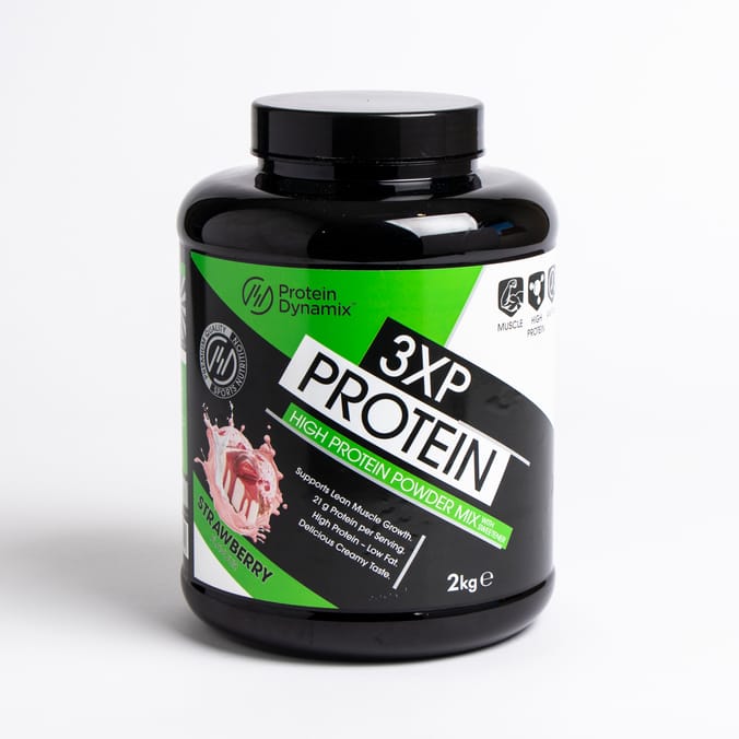 Protein Dynamix 3XP High Protein Powder Mix 2kg Strawberry Home