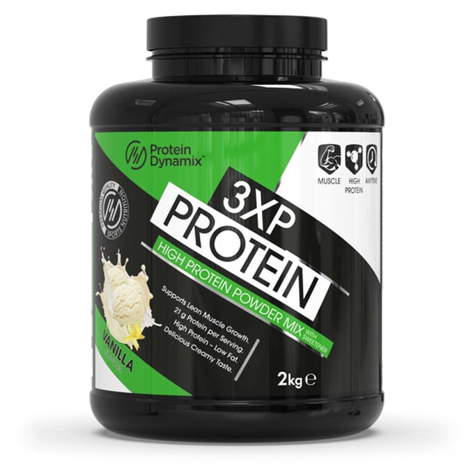 Protein Dynamix 3XP High Protein Powder Mix 2kg - Vanilla, Protein ...