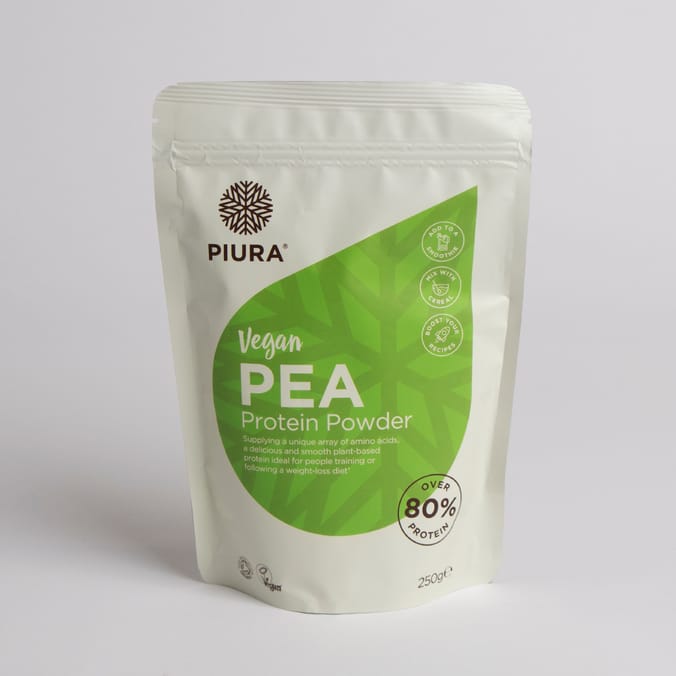Piura Vegan Pea Protein Powder 250g vegan organic bodybuilding weights
