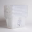 Wham Home Storage Box & Lid - Clear (5 X 14Litre)