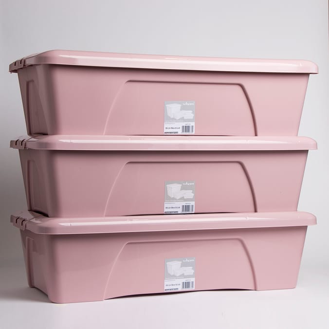 Pink deals storage boxes