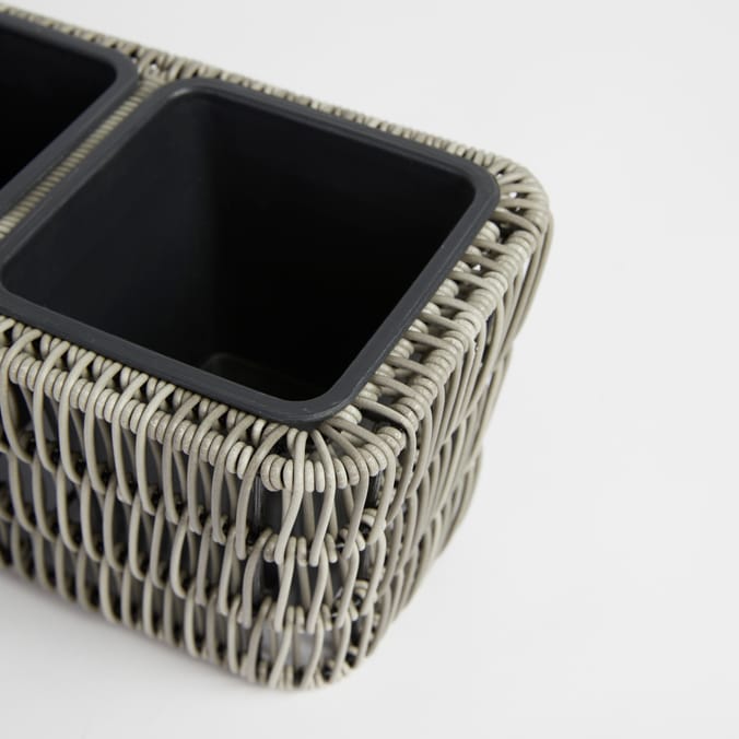 Jardin Three Pot Rattan Planter, 3, pot, trio, triple, garden, patio