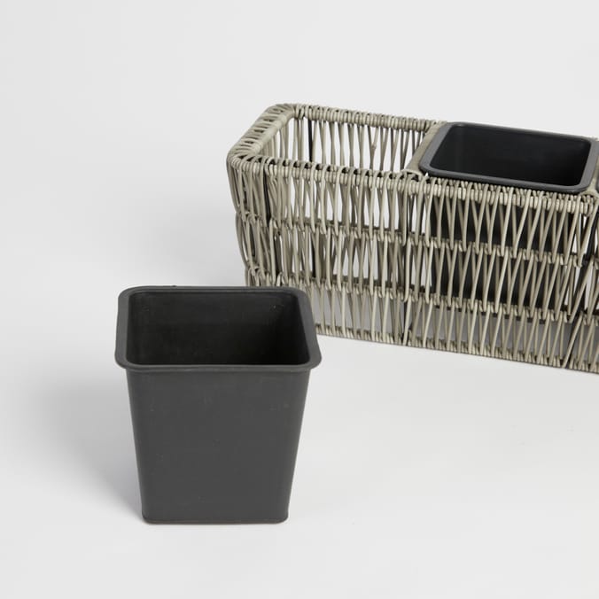 Jardin Three Pot Rattan Planter, 3, pot, trio, triple, garden, patio