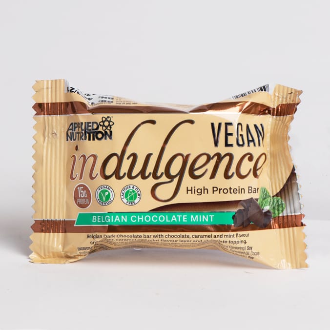 Applied Nutrition Vegan Indulgence High Protein Bars - Belgian Chocolate Mint (12 x 50g)