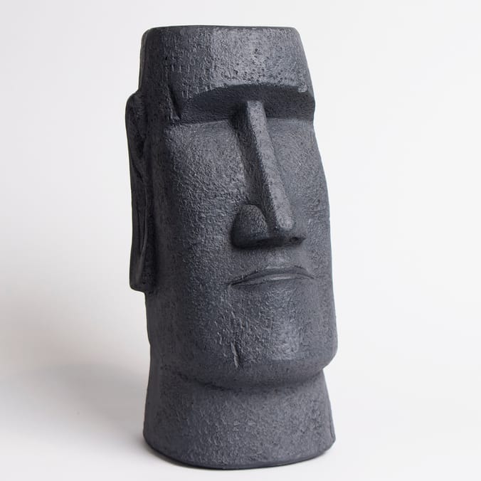 Moai Head Statue 40cm, Statue, Easter Island, Garden, Summer, Garden