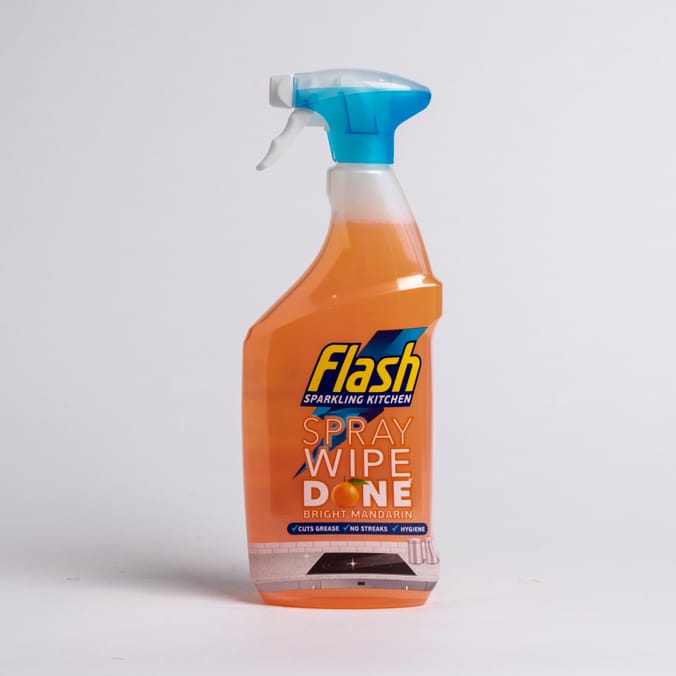 Flash Spray Wipe Done Hygiene Kitchen Cleaner Bright Mandarin (Case of